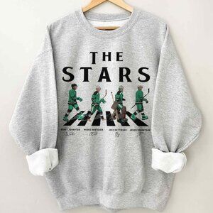 Dallas stars Walking Road Ice Hockey Jason Robertson Mikko Rantanen sweatshirt